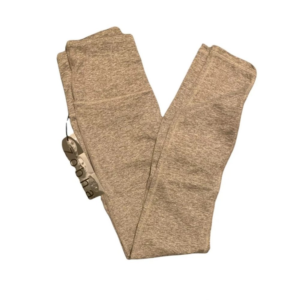 ZOBHA Womens Melange Gray Ankle Leggings Size XS